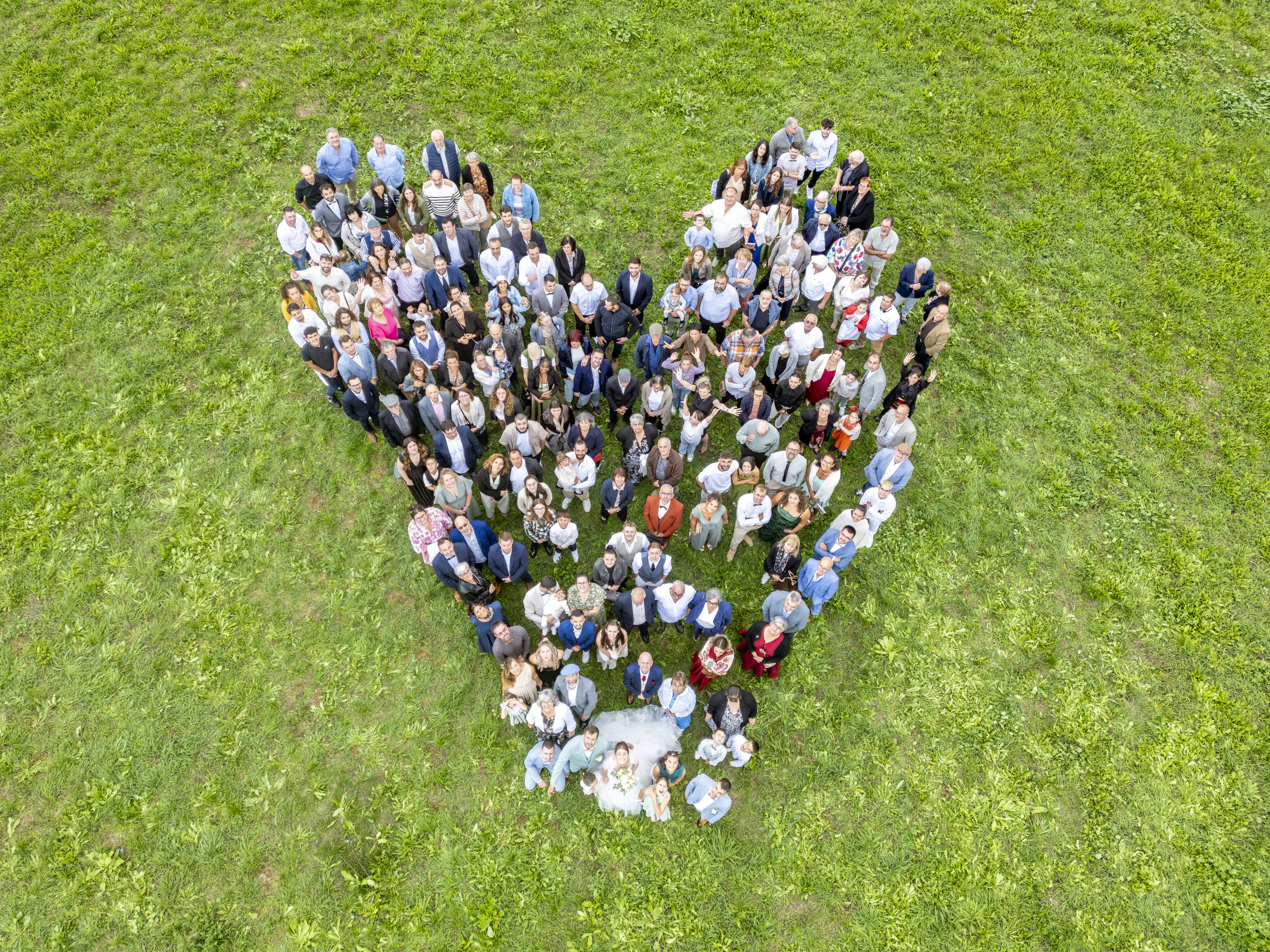 Coeur avec les invités